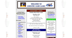 Desktop Screenshot of countryclublanesmn.com
